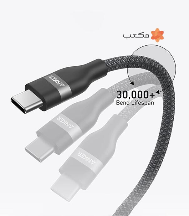 کابل شارژ انکر دو طرف تایپ سی، طول 0.9 متری مدل A82E2H11