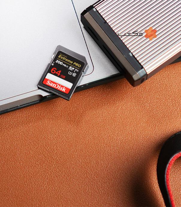 کارت حافظه SDXC سن دیسک مدل Extreme Pro کلاس 10 | استاندارد UHS-I U3 V30 | سرعت 200 مگابایت بر ثانیه | ظرفیت 64 گیگابایت