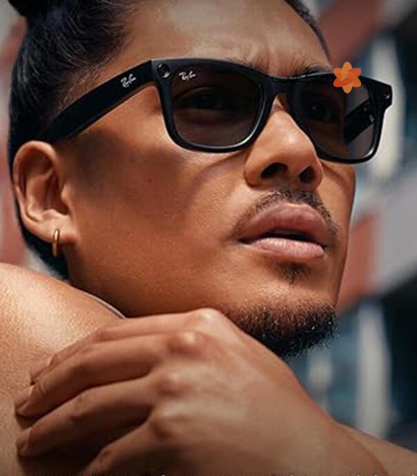 عینک هوشمند متا ری بن Ray-Ban Meta Skyler Shiny Chalky Gray RW4010