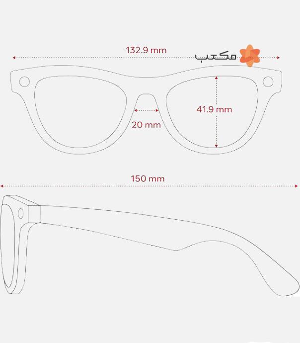 عینک هوشمند متا ری بن Ray-Ban Meta Skyler Shiny Chalky Gray RW4010