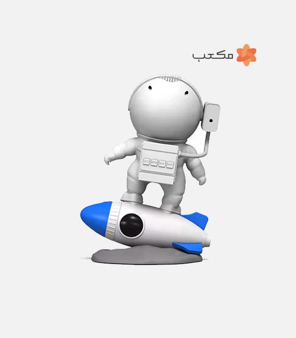 چراغ خواب کهکشانی فضانورد موشک سوار Rocket Astronaut Projector