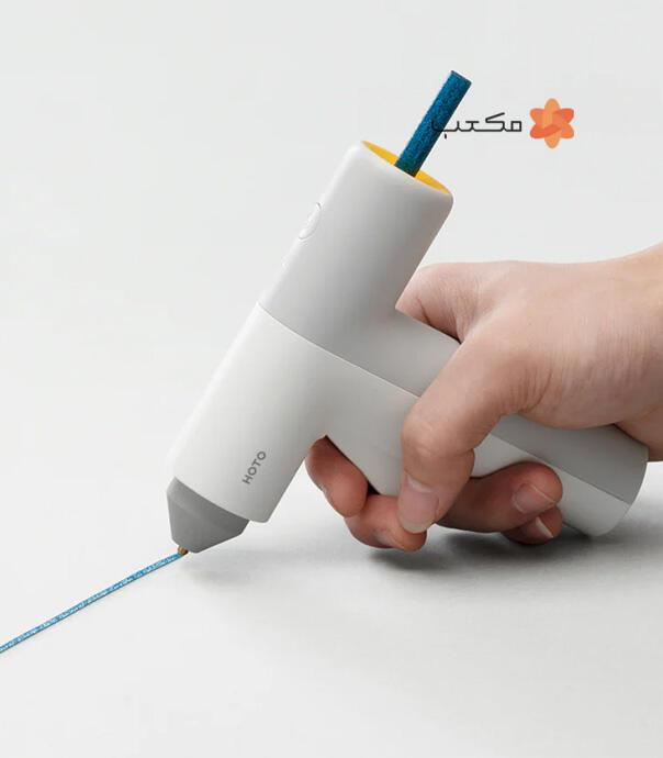 دستگاه چسب حرارتی شارژی شیائومی مدل Hoto Cordless Mini Stand-Up Hot Glue Gun QWRJQ001