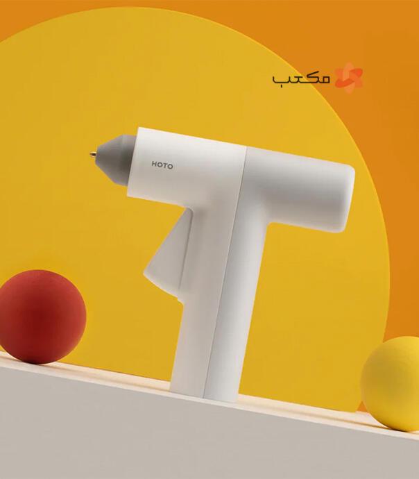 دستگاه چسب حرارتی شارژی شیائومی مدل Hoto Cordless Mini Stand-Up Hot Glue Gun QWRJQ001