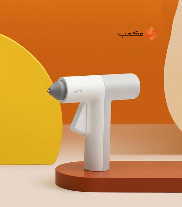 دستگاه چسب حرارتی شارژی شیائومی مدل Hoto Cordless Mini Stand-Up Hot Glue Gun QWRJQ001