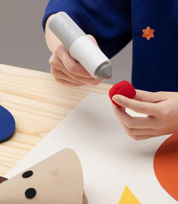 دستگاه چسب حرارتی شارژی شیائومی مدل Hoto Cordless Mini Stand-Up Hot Glue Gun QWRJQ001