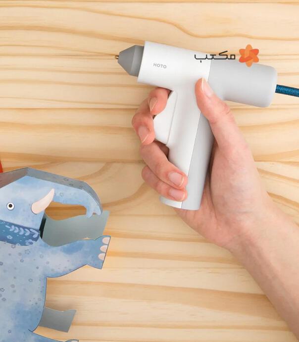 دستگاه چسب حرارتی شارژی شیائومی مدل Hoto Cordless Mini Stand-Up Hot Glue Gun QWRJQ001