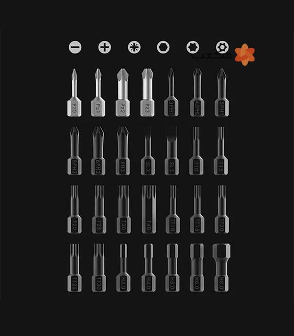 ست پیچ گوشتی و آچار بکس شیائومی مدل Jimihome Screwdriver Set 41pcs JM-GNT41