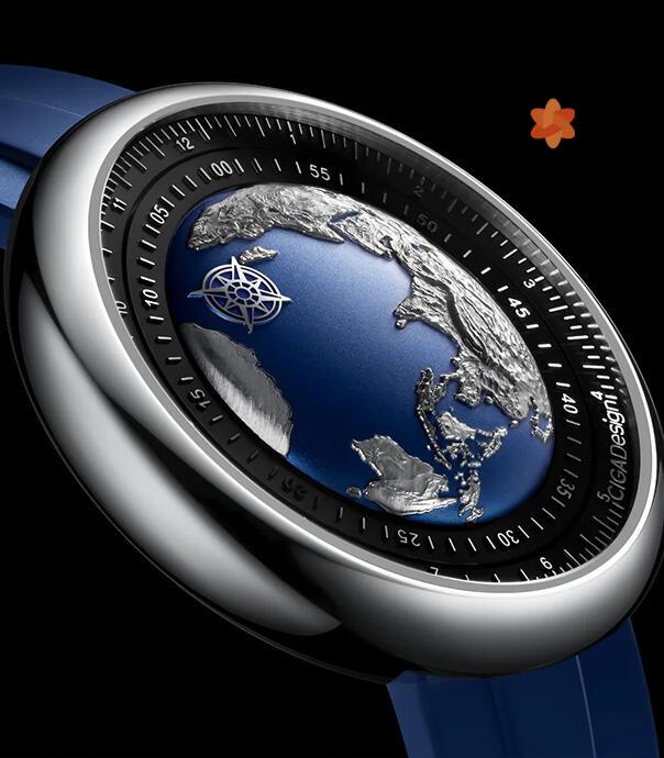 ساعت مکانیکی شیائومی مدل CIGA Design Mechanical Watch Series U Blue Planet