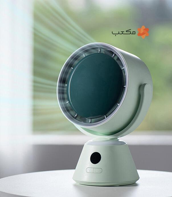 پنکه شارژی رومیزی چراغ خواب دار HX121B