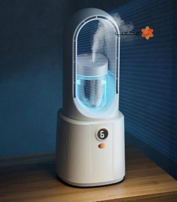 کولر شارژی قابل حمل LEAFLESS APRAY FAN A1