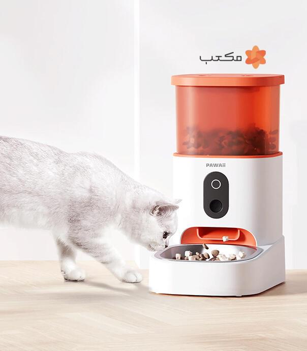 ظرف غذا حیوانات خانگی مدل PAWAii Smart Pet Feeder PAF01W-R