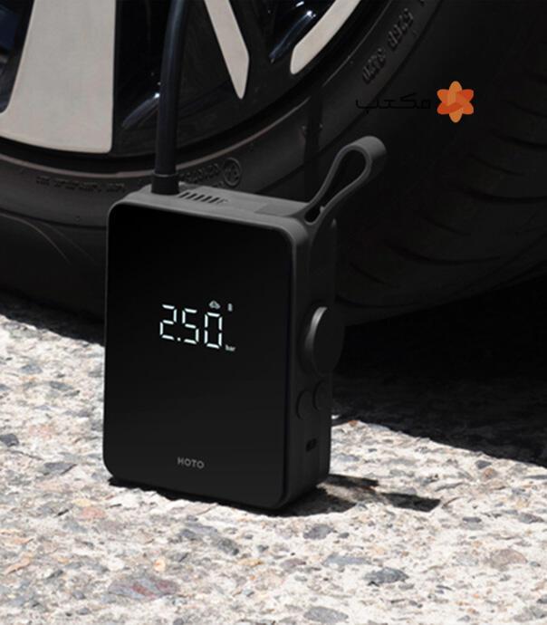 پمپ باد شیائومی مدل HOTO Compressor Electric Tire Inflator QWCQB001