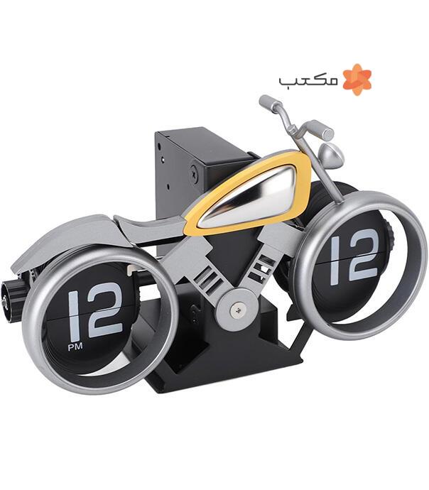 ساعت ورقه‌ای طرح موتور سیکلت Flip Clock MotorCycle F116
