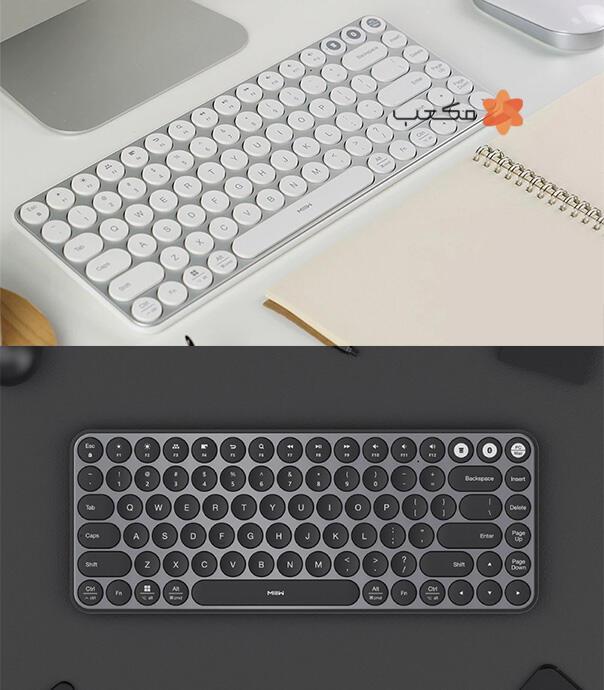کیبورد بی سیم شیائومی مدل MIIIW MWXKT01 Air 85 Bluetooth Dual-mode Mini Keyboard