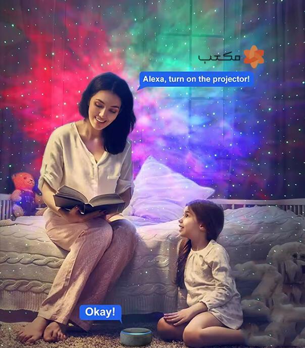 چراغ کهکشانی مدل Starry Sky Projector with Speaker