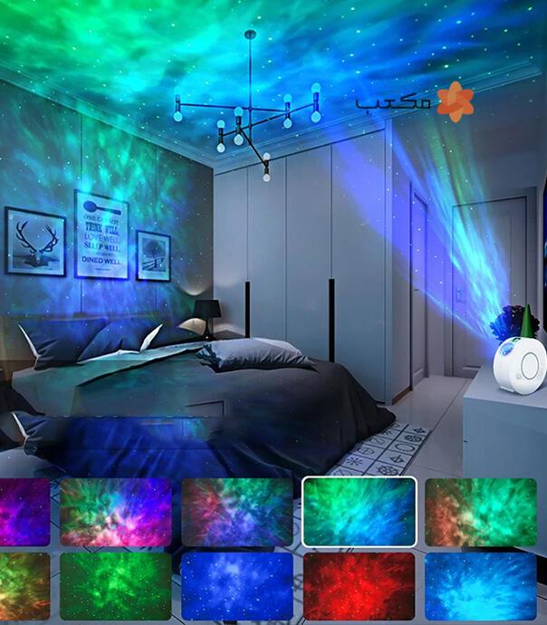 چراغ کهکشانی مدل Starry Sky Projector with Speaker