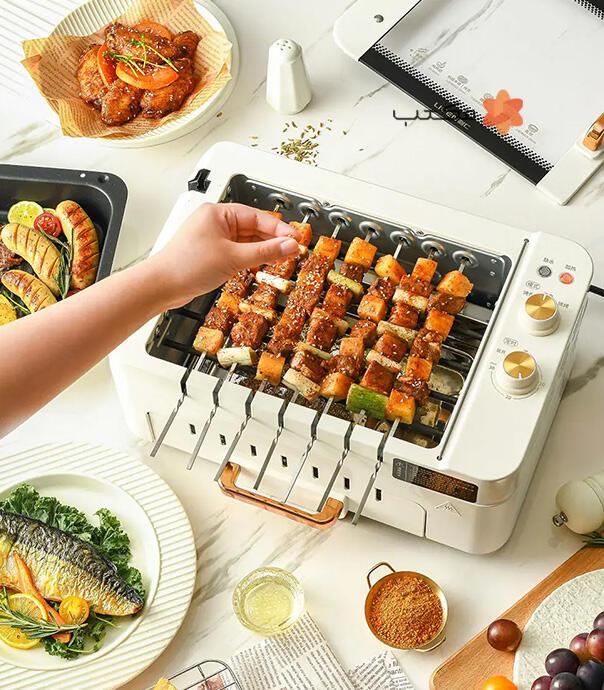 کباب پز برقی چند منظوره شیائومی مدل Liven Electric Barbecue Maker G26