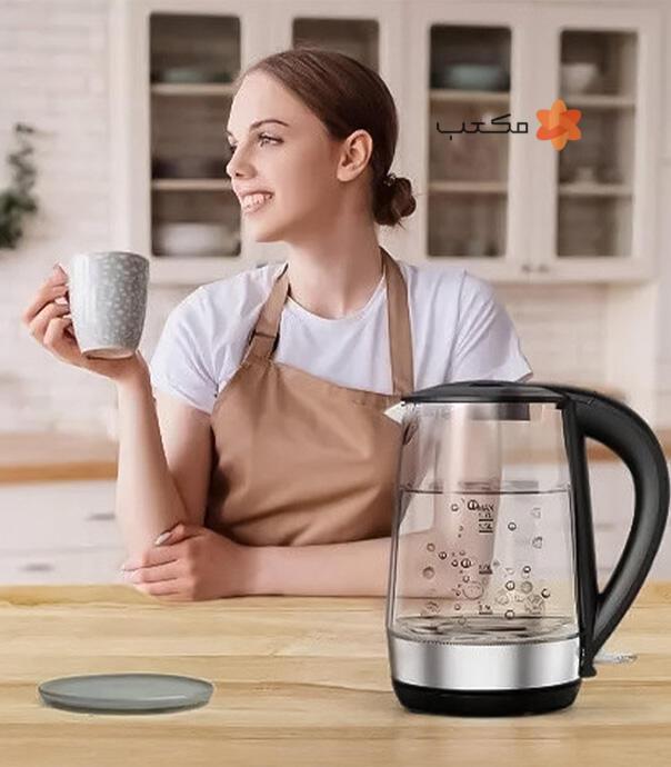 کتری برقی 1.7 لیتری لپرسو مدل LePresso 360 Transparent Quick-Boil Glass LPRGKTBK