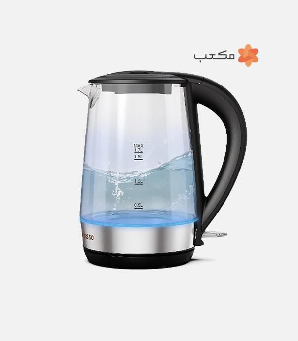 کتری برقی 1.7 لیتری لپرسو مدل LePresso 360 Transparent Quick-Boil Glass LPRGKTBK