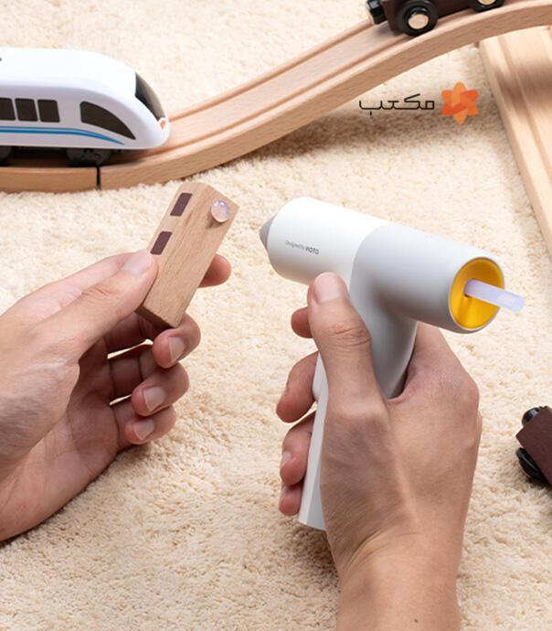 دستگاه چسب حرارتی شارژی شیائومی مدل HOTO EasyFlow Hot Glue Gun QWRJQ002