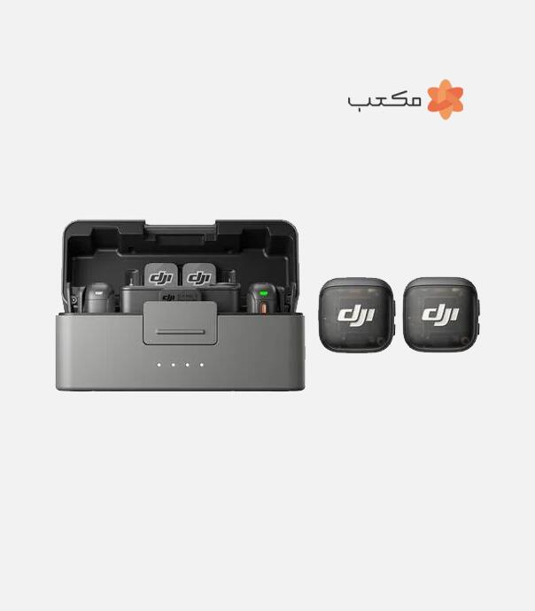 میکروفون بی‌سیم دوکاربره دی جی آی مدل DJI Mic 3 2-Person Compact Wireless Microphone
