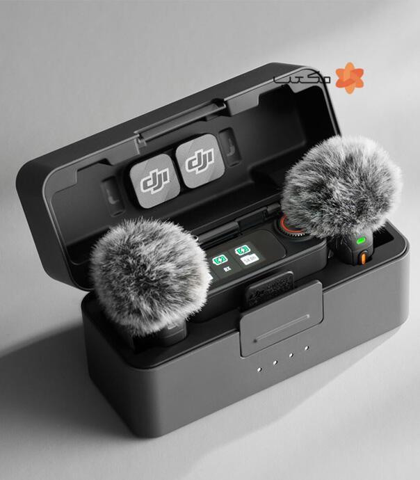 میکروفون بی‌سیم دوکاربره دی جی آی مدل DJI Mic 3 2-Person Compact Wireless Microphone