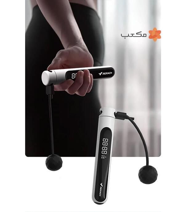 طناب ورزشی شمارنده هوشمند شیائومی مدل Merach J1 Super Fat Burning Smart Skipping Rope