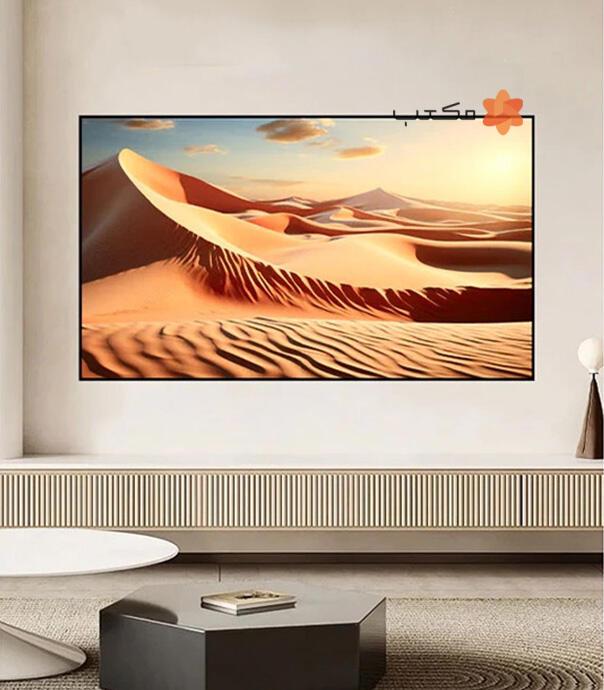 پرده ضدنور ویدئو پروژکتور ونبو 75 اینچ M مدل Wanbo Fresnel Light Rejecting Screen WBAA05 (M)(75 Inch)