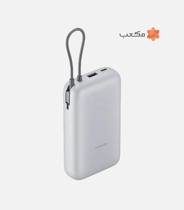 پاوربانک شیائومی مدل PB2020MI با کابل یکپارچه و ظرفیت 20000 میلی آمپر ساعت