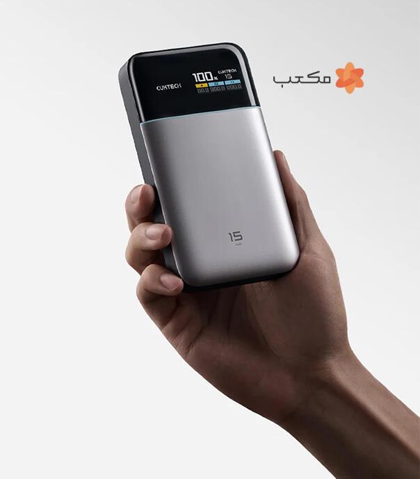 پاوربانک کاکتک مدل CUKTECH 15 Air PB150S با ظرفیت 15000 میلی آمپر ساعت
