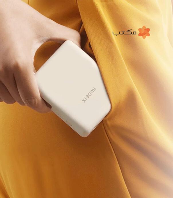 پاوربانک 33 وات شیائومی مدل PB1033MI با ظرفیت 10000 میلی آمپر ساعت و کابل یکپارچه